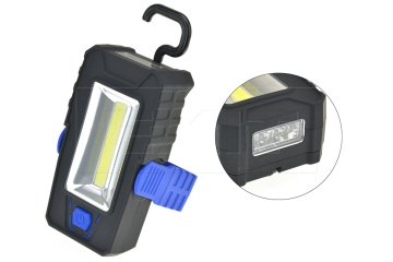 Zaparkorun.cz Delovna svetilka FX COB+LED (12 cm), modra