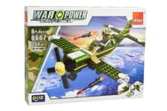 Zaparevrov Otroški komplet 0667, 222 kosov, War Power, HE-100 Fighter, Peizhi