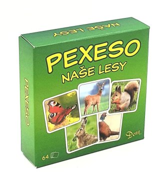 Zaparevrov Pexeso Naši gozdovi v škatli