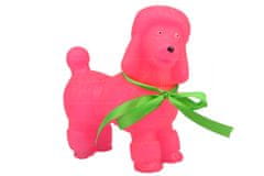 Zaparevrov Plastična igrača za pse z zvokom račke (21x19cm), roza
