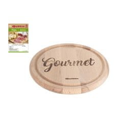 Zaparevrov Lesena deska za rezanje Gourmet, 24 cm, Quttin