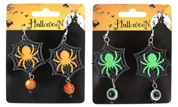 Zaparevrov Uhani za čarovnice/halloween pajke