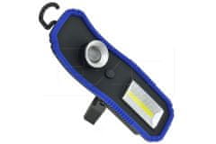 Zaparevrov FX COB LED delovna svetilka (20 cm), modra
