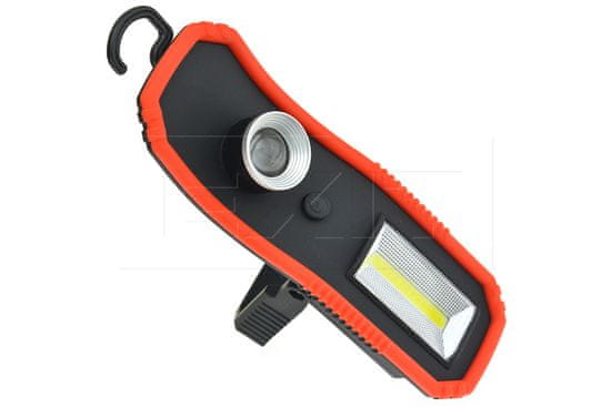 Zaparevrov FX COB LED delovna svetilka (20 cm), rdeča