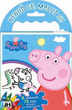 Zaparevrov Barvanje za potovanje Peppa Pig