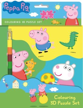 Zaparevrov Barvanje strani 3D znakov Peppa Pig