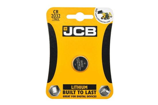 Zaparevrov JCB gumbna litijeva baterija CR2032, 3V, 1 kos