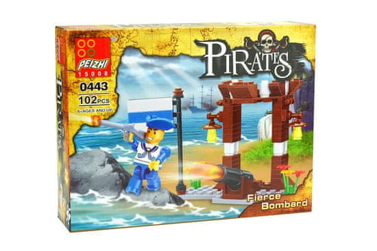 Zaparevrov Pirati, straža s topom, 102 kosa, Peizhi