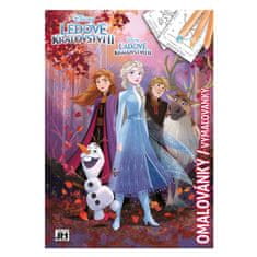 Zaparevrov Pobarvanka A4 FROZEN 2, Ledeno kraljestvo