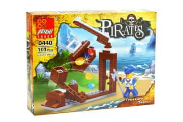 Zaparevrov Pirati, Skrbnik zakladov, 101 kos, Peizhi