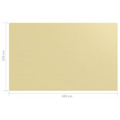 Vidaxl Preproga za šotor 250x400 cm bež