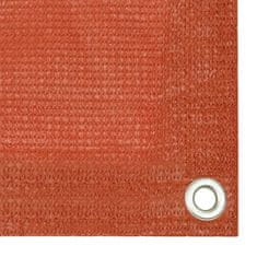 Vidaxl Balkonsko platno oranžno 75x600 cm HDPE