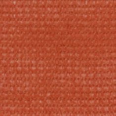 Greatstore Balkonsko platno oranžno 75x600 cm HDPE