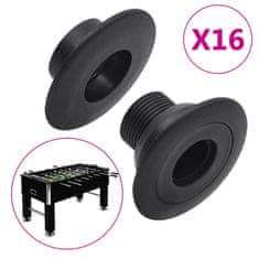 Vidaxl Ležaji za namizni nogomet za 15,9/16 mm palice 16 kosov