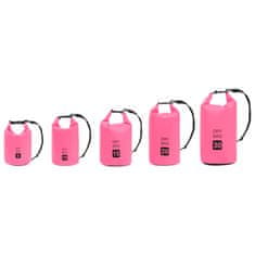 Vidaxl Torba Dry Bag roza 15 L PVC