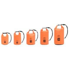 Vidaxl Torba Dry Bag oranžna 15 L PVC