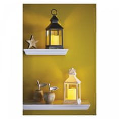 Emos LED dekoracija - lanterna antik črna, 3xAAA, utripajoča