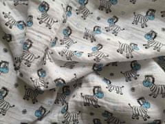 Zaparevrov Bombažna tetra brisača Zebra modra 90/100