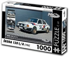 RETRO-AUTA© Puzzle št. 61 Škoda 130 L/A (1986) 1000 kosov