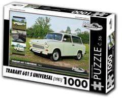 RETRO-AUTA© Puzzle št. 56 Trabant 601 S Universal (1981) 1000 kosov