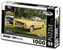 RETRO-AUTA© Puzzle št. 35 Škoda 120 L (1976) 1000 kosov