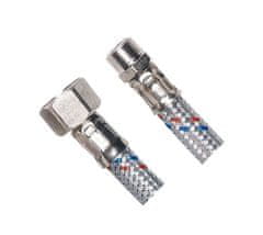 AQUALINE AQUALINE Fleksibilna nerjaveča cev FxM 3/8"x3/8", 60 cm, kromirana