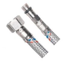 AQUALINE Fleksibilna nerjaveča cev M10x3/8", 60 cm z zaščito proti zvijanju