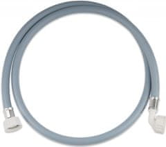 AQUALINE Dovodna cev za pralni stroj s kolenom PVC, 200cm, 3/4" x 3/4", PN 10
