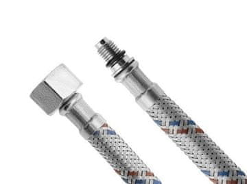 AQUALINE Visokokakovostna fleksibilna inox cev M10x1/2", 40 cm