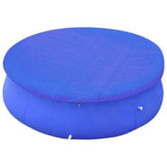 Vidaxl Pokrivalo za bazen PE okroglo 2 kosa 460 cm 90 g/m2