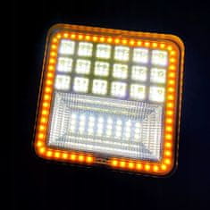 master LED LED delovna svetilka 10-60V IP67 126W 42 LED 6000K kvadratna