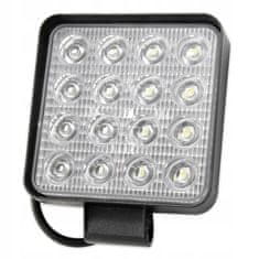 master LED LED delovna svetilka 10-30V IP67 48W 16 LED 6000K kvadratna