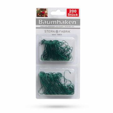 Family Christmas Obešalniki za božične okraske - temno zeleni - 200 kosov / paket