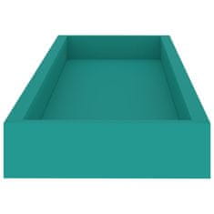 Vidaxl Stenske police Loggia 2 kosa modre 60x15x4 cm MDF