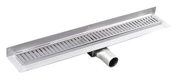 Gelco MANUS ONDA Eleganten Nerez Podni Žleb s Stenskimi Rošči, L-950, DN50