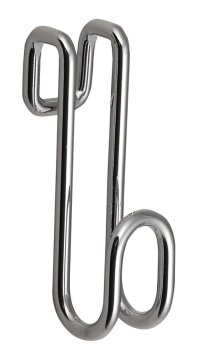 AQUALINE Kromiran jekleni obešalni kavelj za tuš zaveso - CHROM LINE