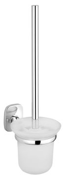 AQUALINE RUMBA Viseča WC ščetka, mlečno steklo, kromirana