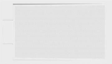 Gelco GELCO pravokotna pršna ploščad 110x90 cm, bel liti marmor, visoka nosilnost