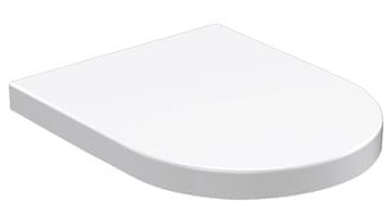 KERASAN Elegantno WC sedátko FLO | Belo | Duroplast | Kerasan