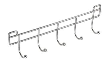 AQUALINE AQUALINE CHROM LINE petiháček za tuš kabino - kromirano jeklo