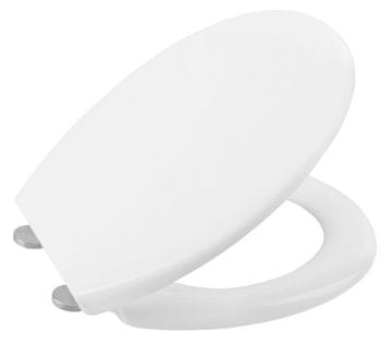 SAPHO ADINA WC Pokrov z Duroplast funkcijo Soft Close in Easy Take, bela