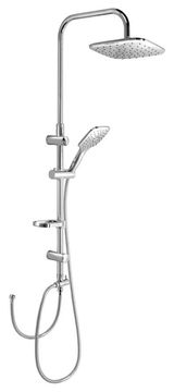 AQUALINE KERA Tuš Steber s Povezavo na Baterijo, Kromirana Površina