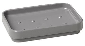 Gedy SEVENTY Samostoječa Kvadratna Mýdlenka, Šedá Plastična, 140x26x90 mm