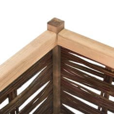 Vidaxl Visoka greda 80x40x40 cm trdna borovina