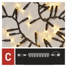 Emos LED povezovalna veriga, črna, 3 m, zunanja in notranja, topla bela - odprta embalaža