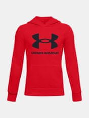 Under Armour Pulover RIVAL FLEECE HOODIE-RED L
