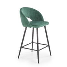 Halmar Barski stol H-96 - temno zelen/črn