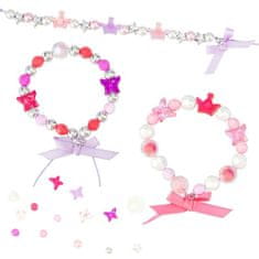 Princess Mimi Komplet za izdelavo zapestnic iz perl , 8 vrst kroglic