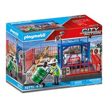 Playmobil SKLADIŠČENJE TOVORA 70773, SKLADIŠČENJE TOVORA 70773