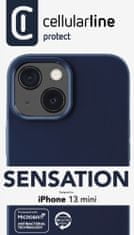 CellularLine Sensation ovitek za Apple iPhone 13 Mini, silikonski, moder (SENSATIONIPH13MINB)